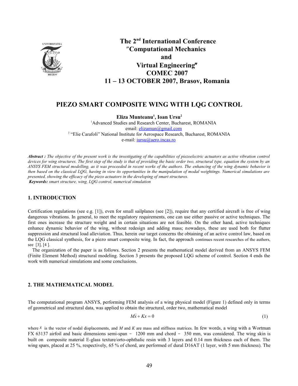 Application of Neuro-Fuzzy Control Synthesis