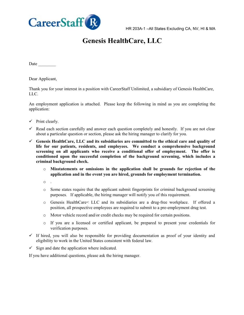 Genesis Healthcare, LLC