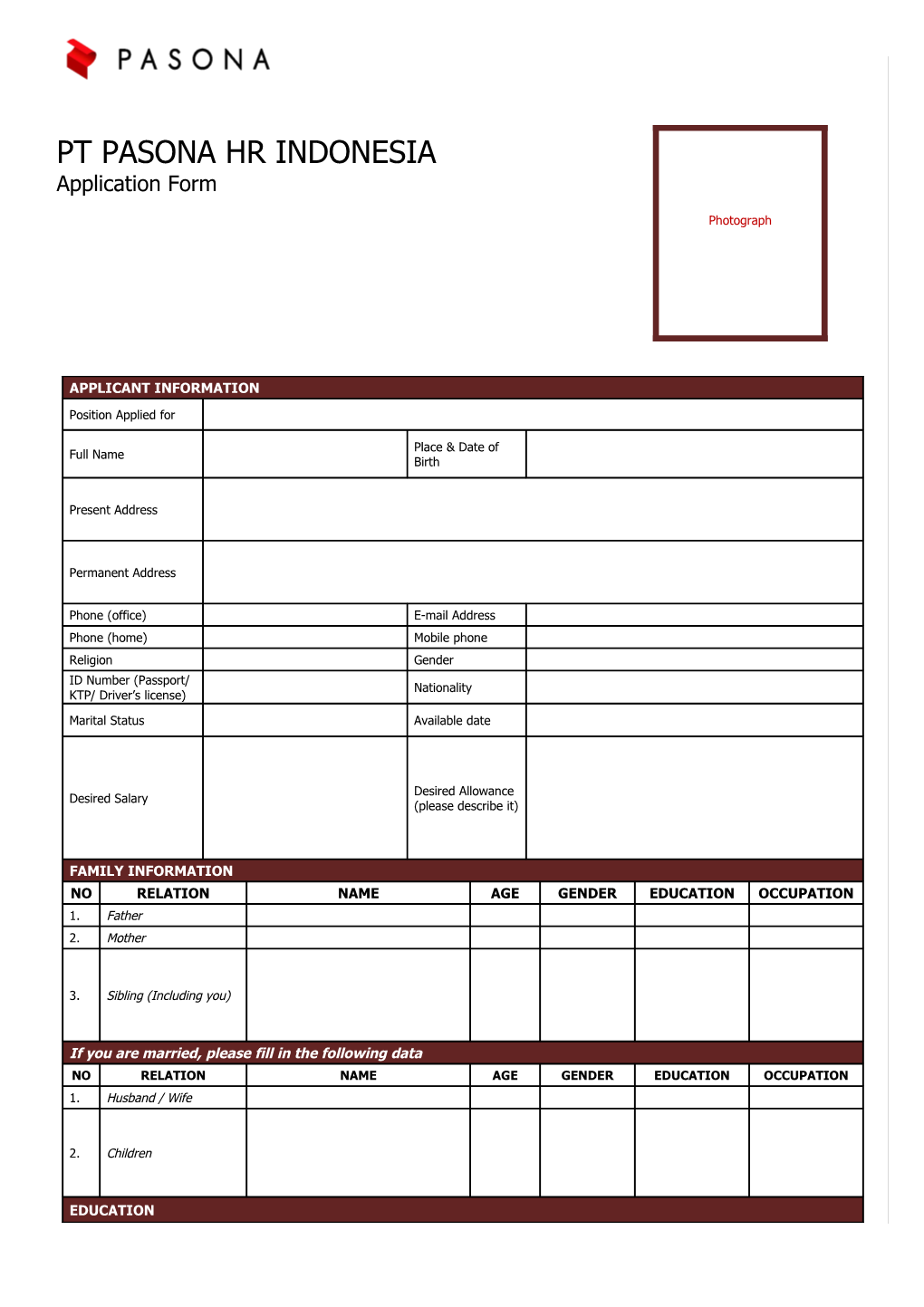 Pt Pasona Hr Indonesia