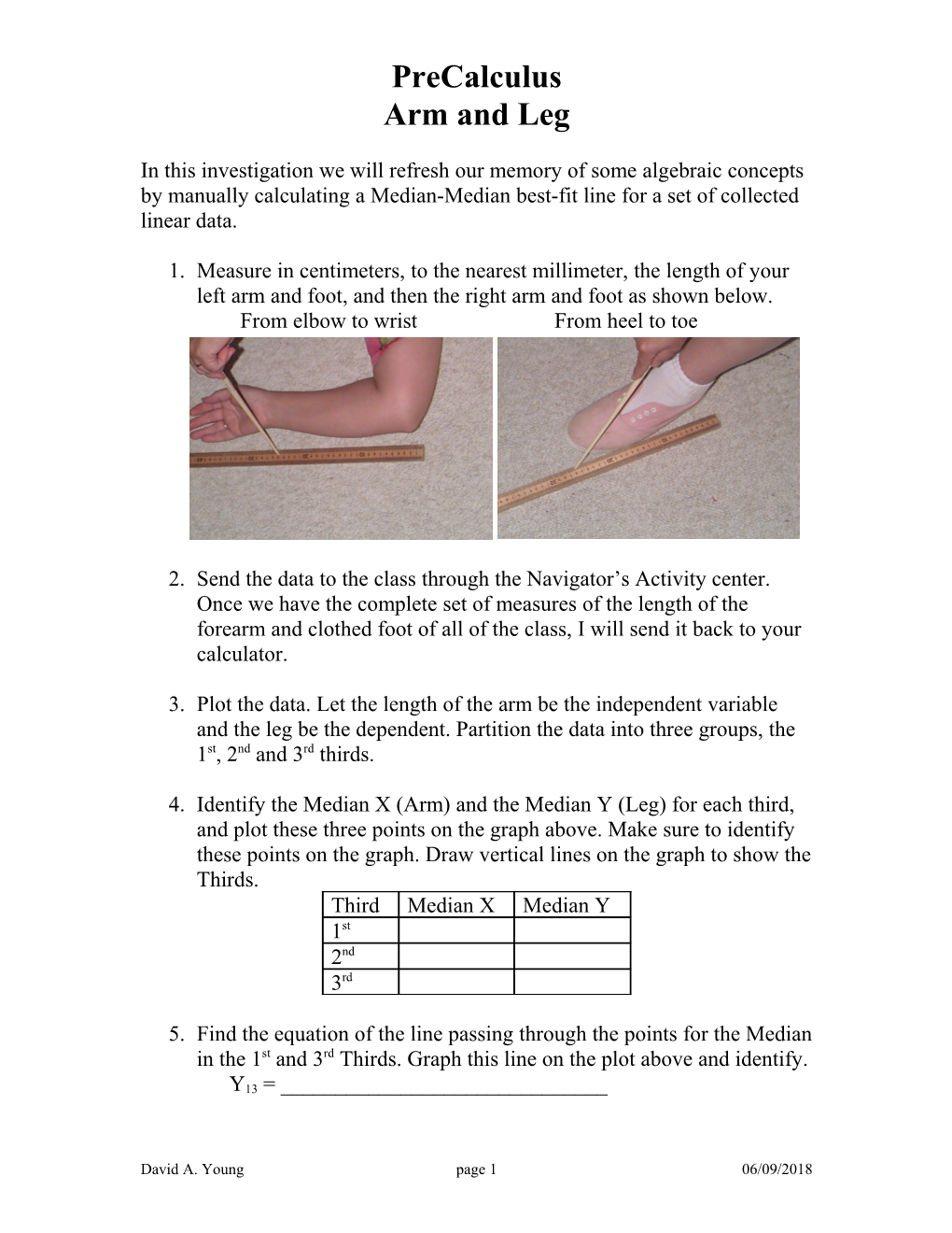 In This Investigation We Will Refresh Our Memory of Some Algebraic Concepts by Manually