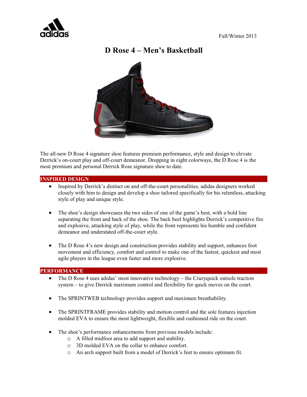 D Rose 4 Men S Basketball