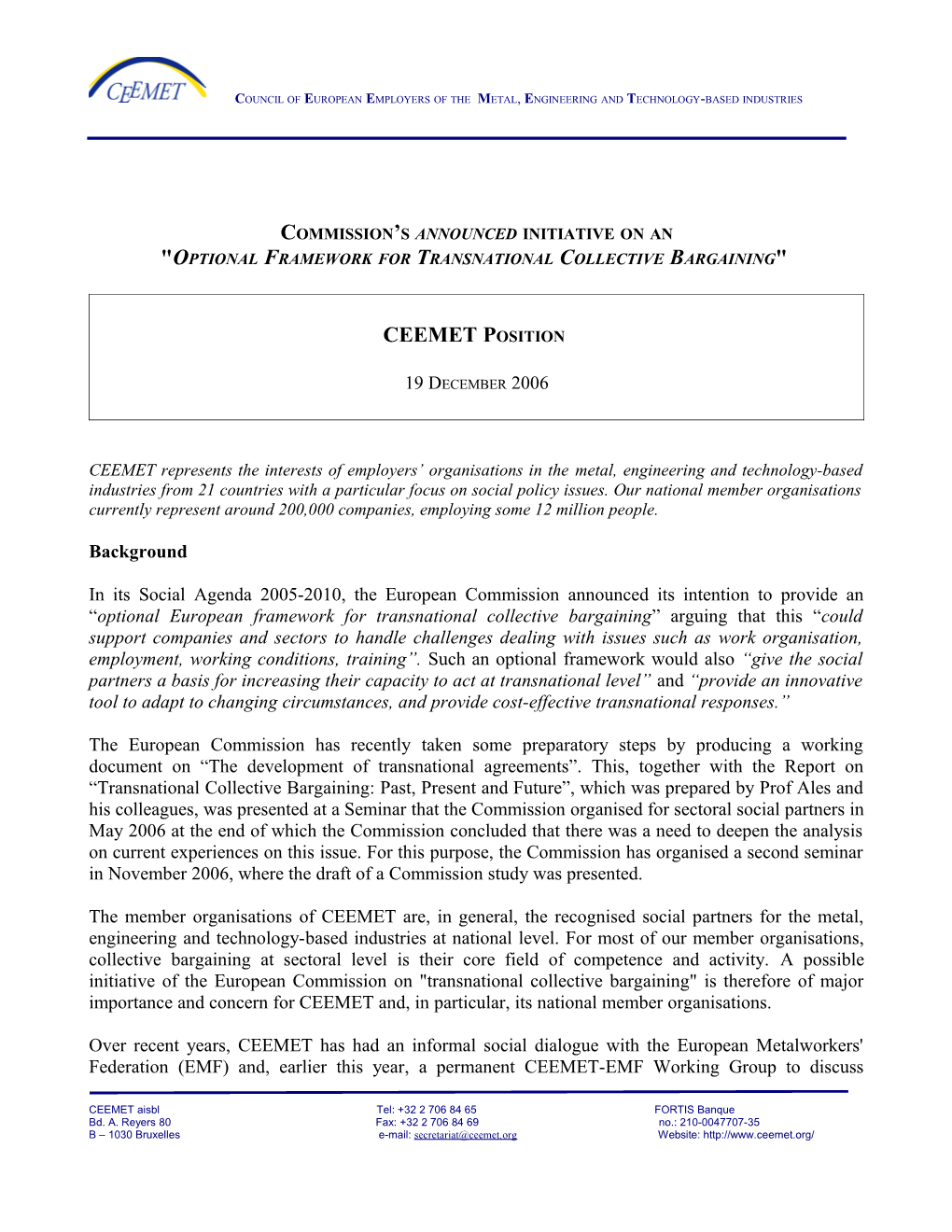 Draft Proposal for a Directive of the European Parliament and of the Council Amending Directive