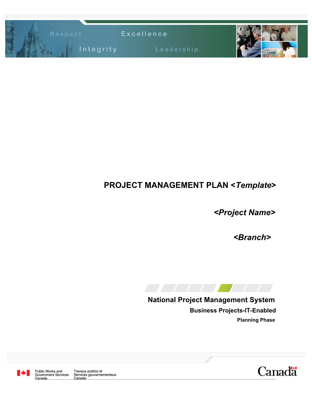 &lt;Project Name&gt; Project Management Plan