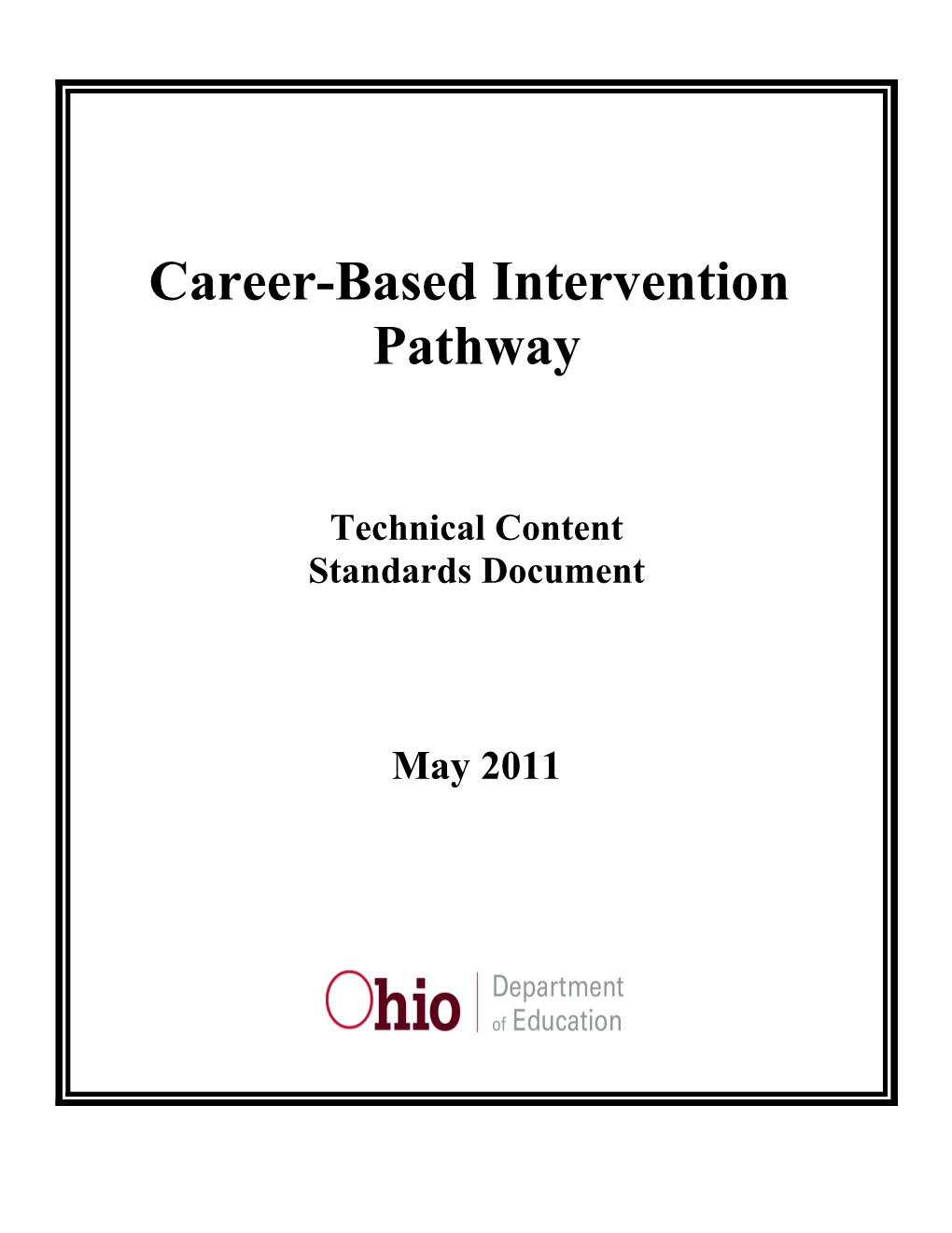 Introduction to Career-Based Intervention Ii