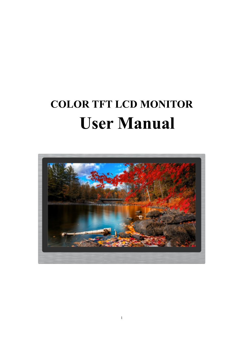 Color Tft Lcd Monitor