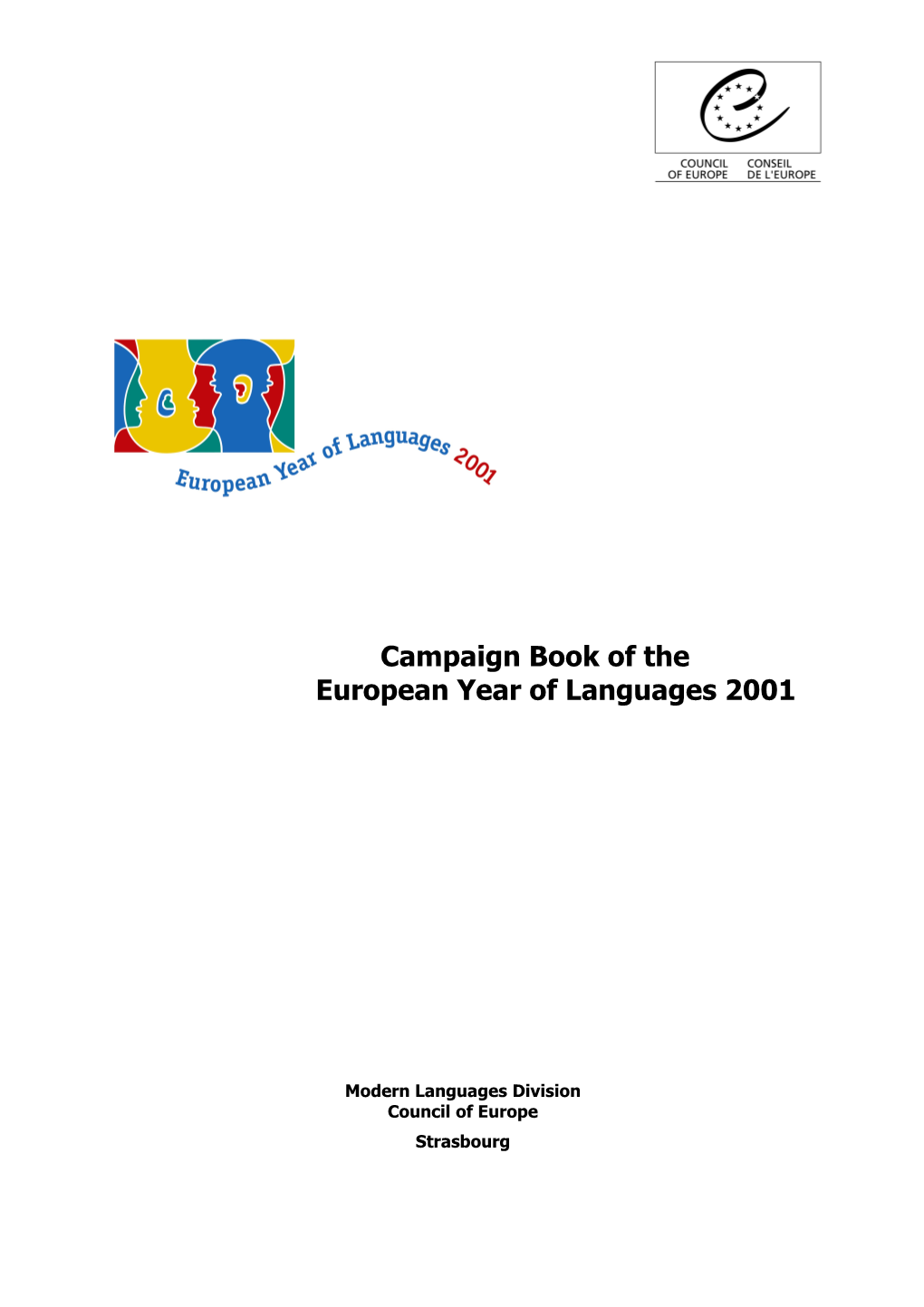 Campaign Book of the European Year of Languages 2001