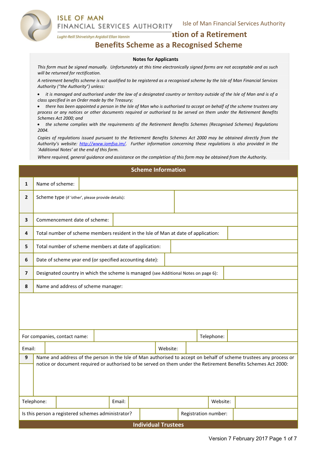 Isle of Man Financial Services Authority