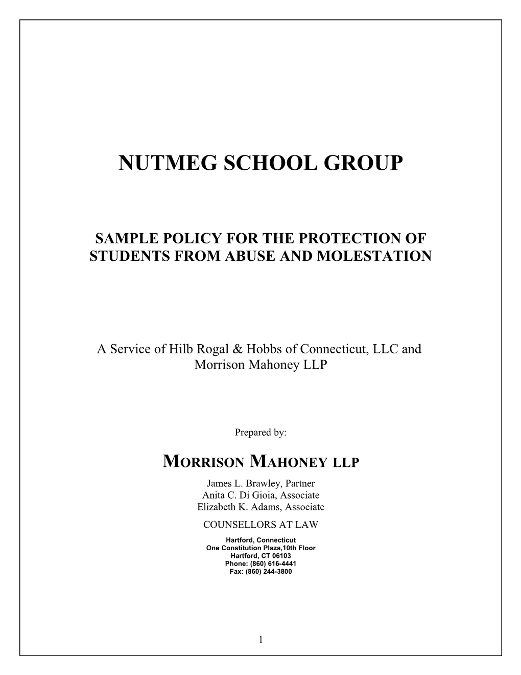 Nutmeg School Group