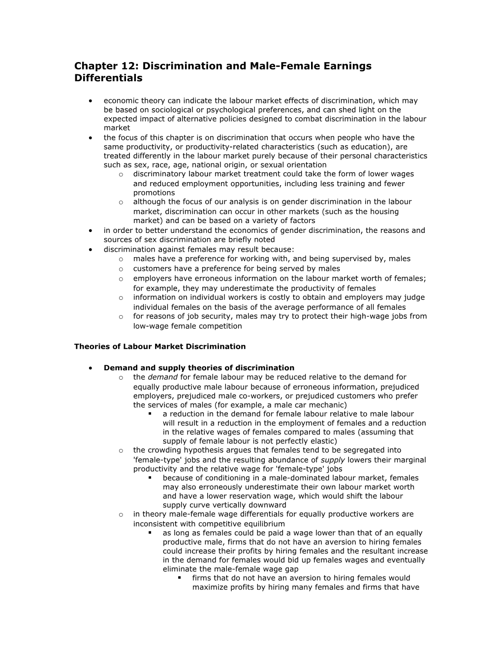 Revised Chapter 12 Notes (May 30, 2007)