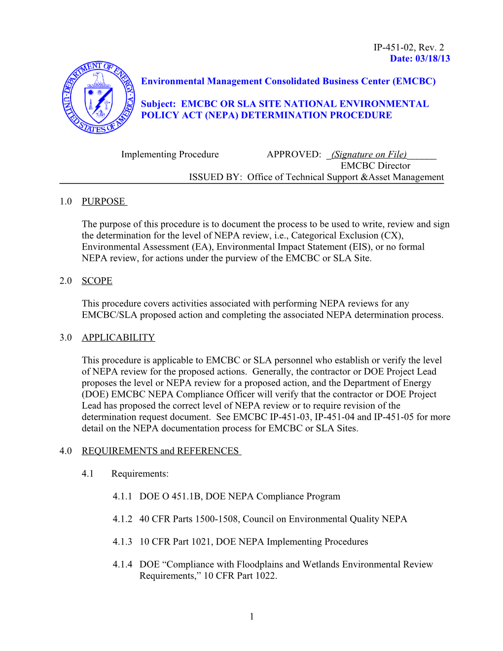 Environmental Management Consolidated Business Center (EMCBC)