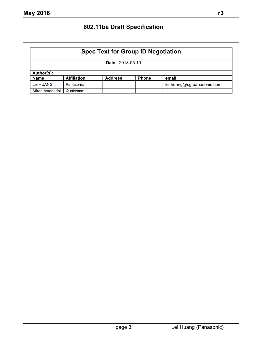 802.11Ba Draft Specification