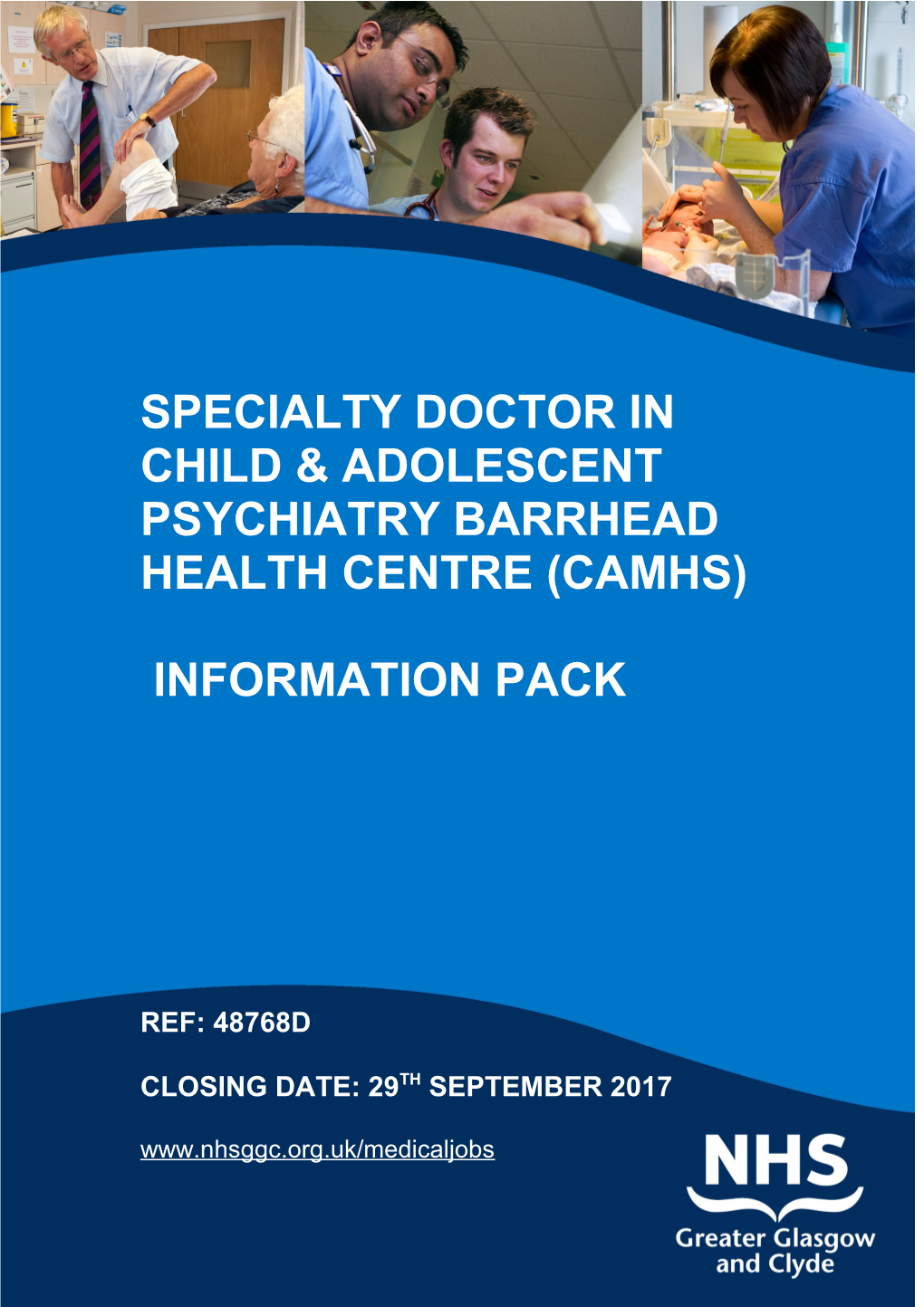 Specialty Doctor in CHILD & Adolescent Psychiatry BARRHEAD HEALTH Centre (CAMHS)