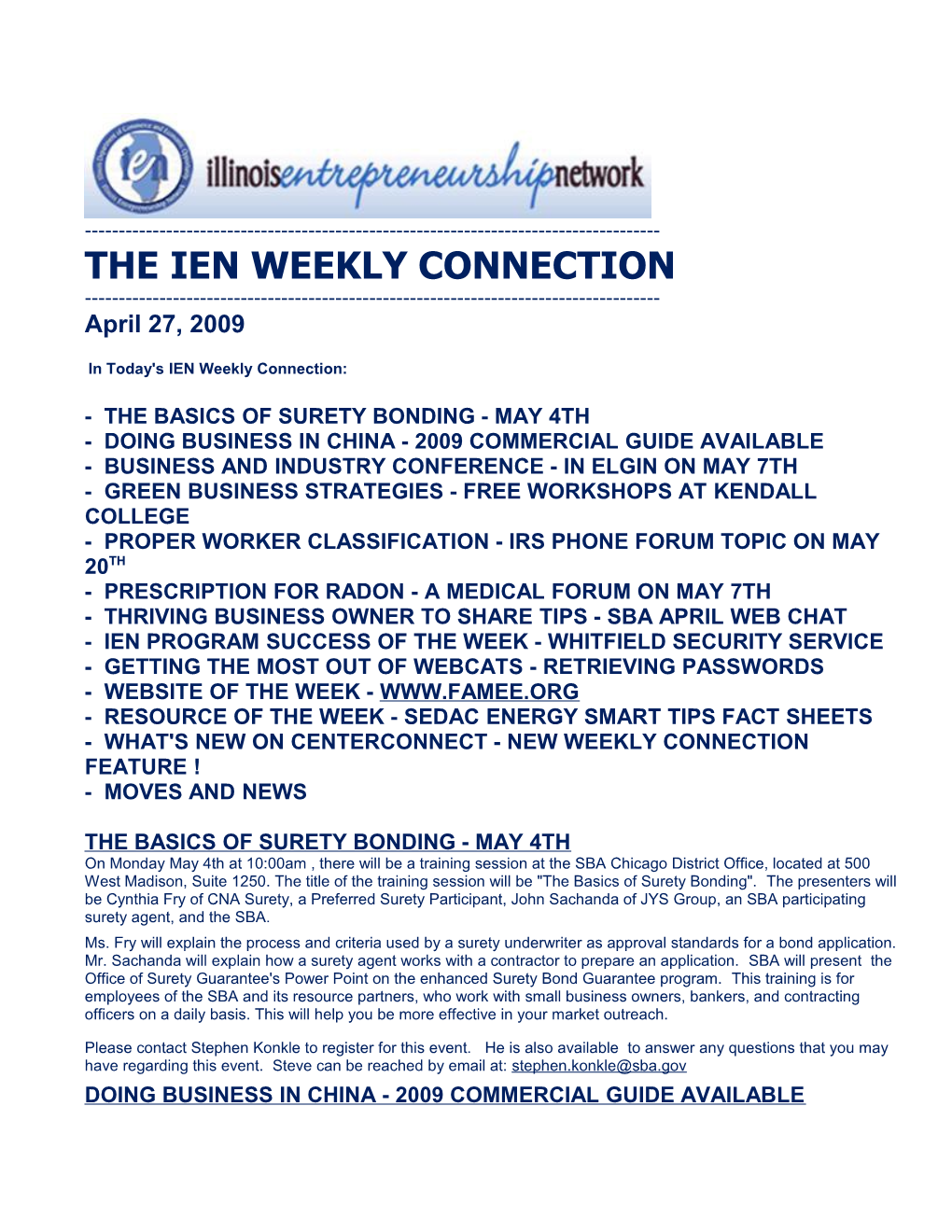 In Today'sien Weekly Connection s1