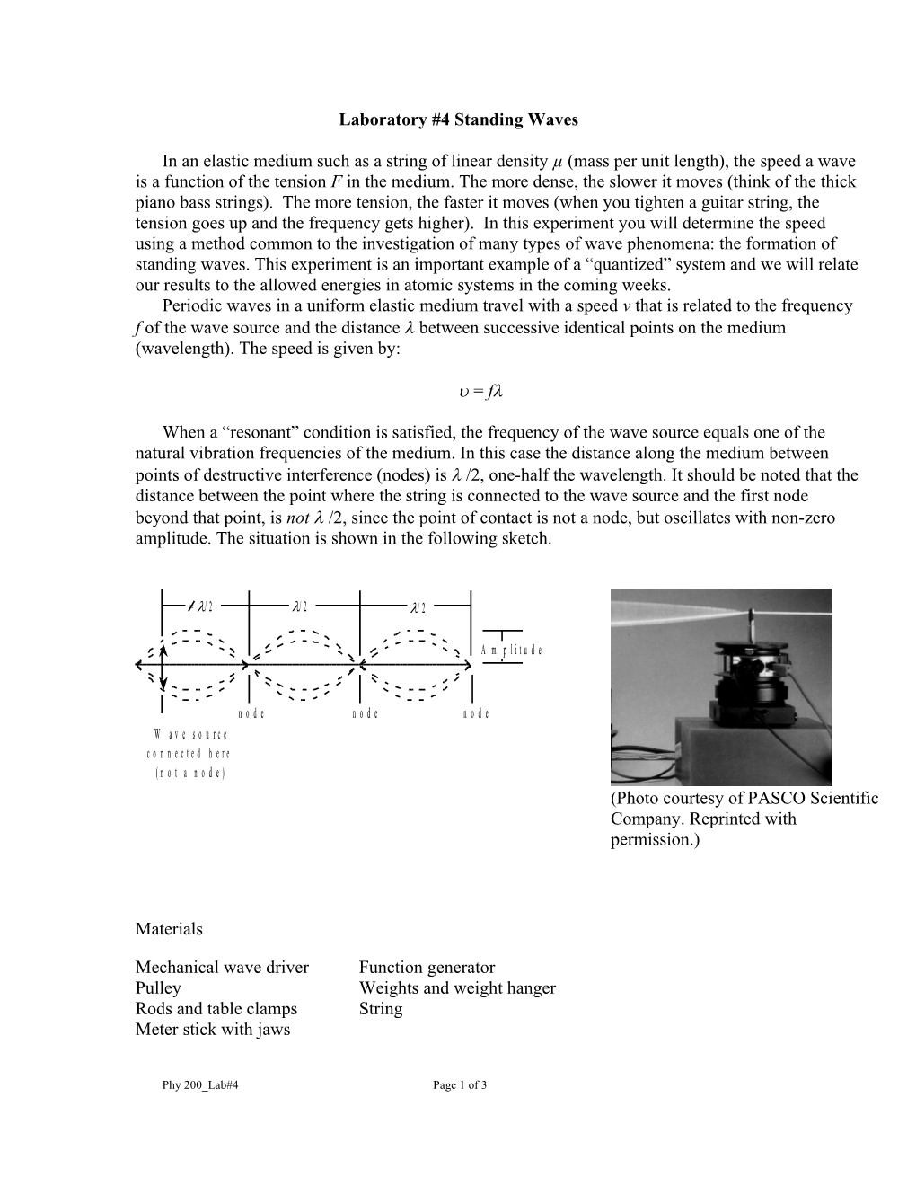 Conservation of Mechanical Energy