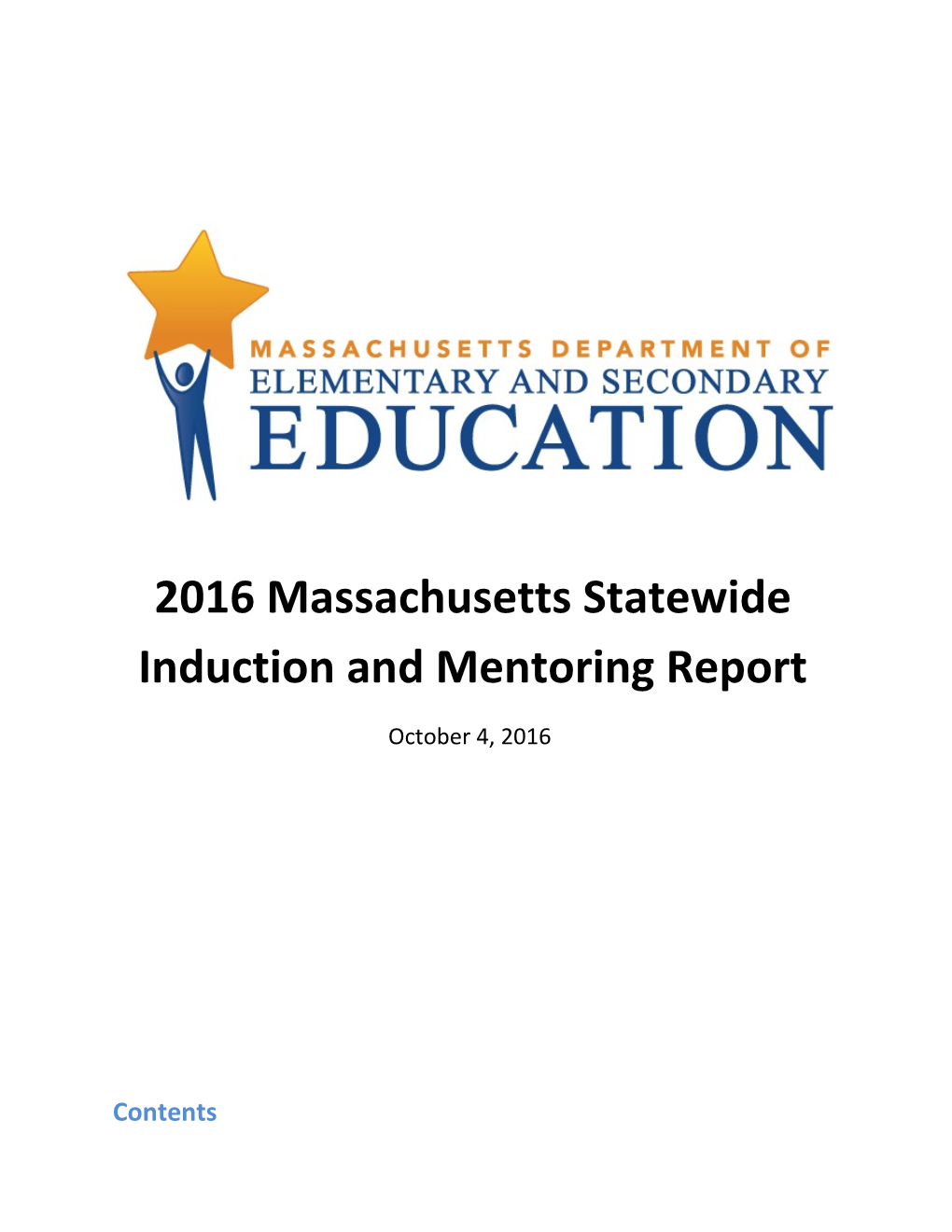 2016 Induction and Mentoring Report