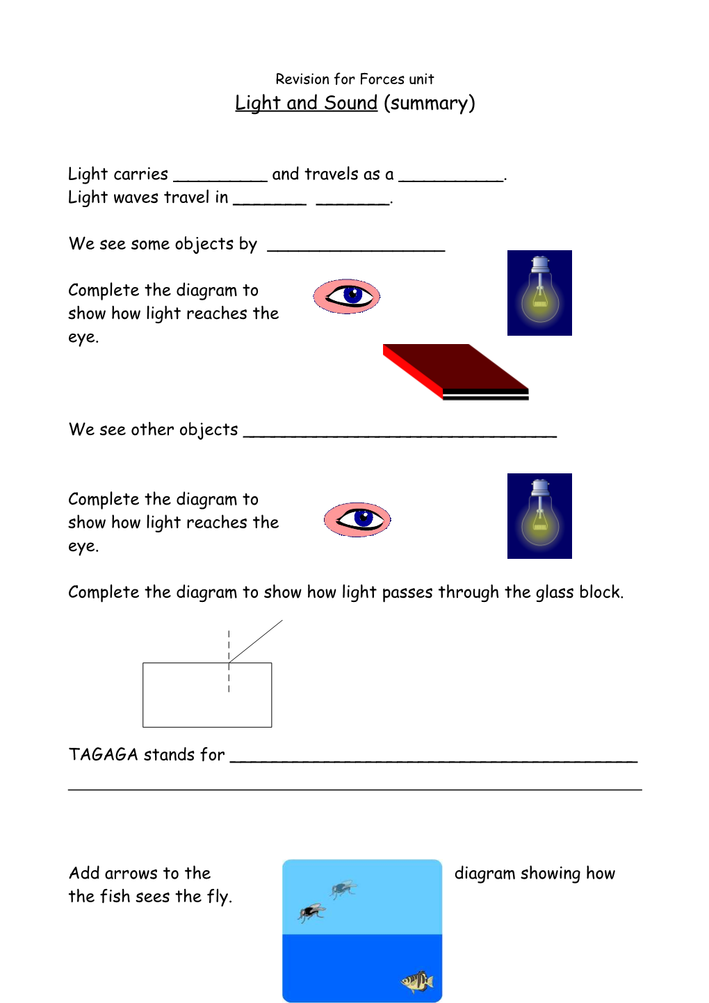 Revision for Forces Unit