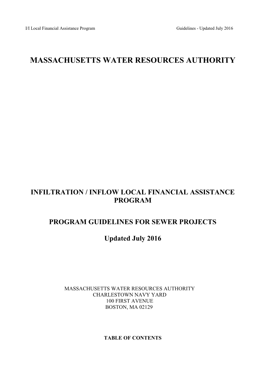 Massachusetts Water Resources Authority