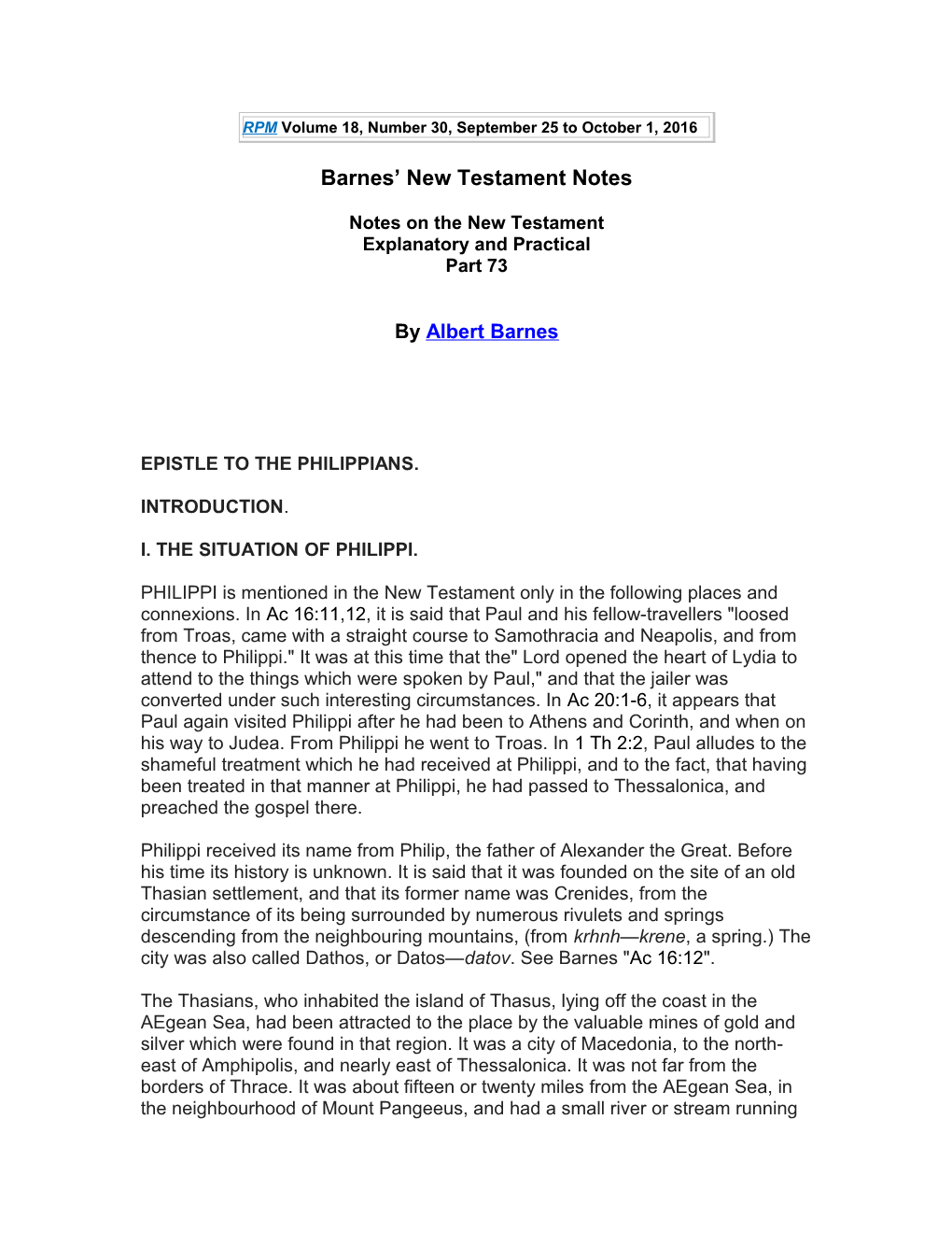 Barnes New Testament Notes s1