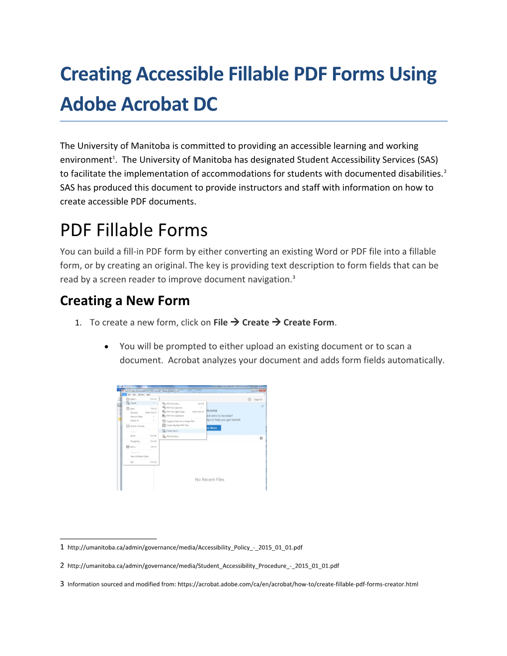 Creating Accessible Fillable PDF Forms Using Adobe Acrobat DC