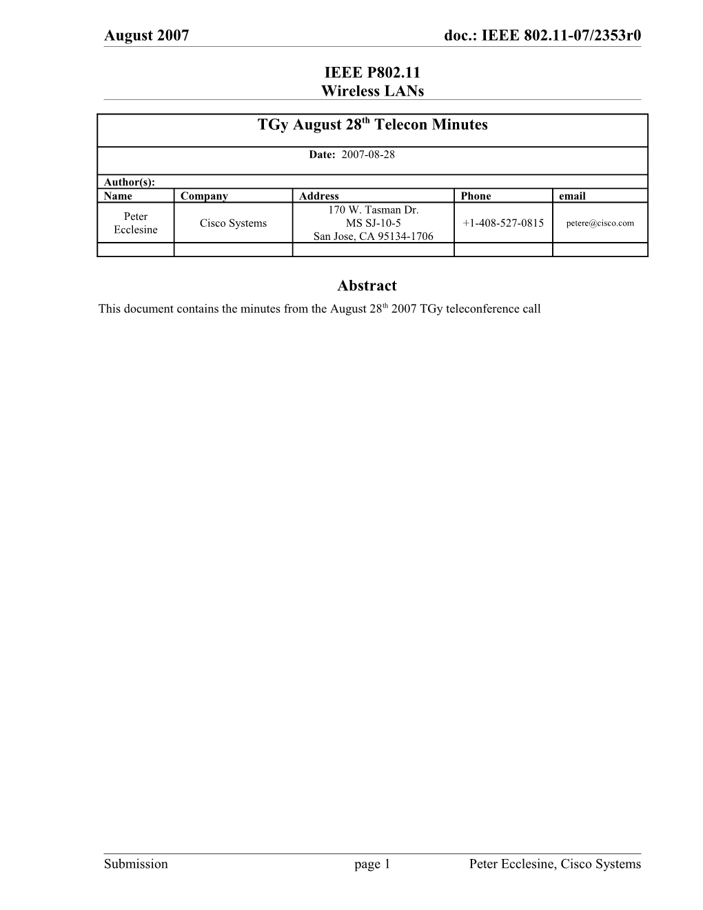 IEEE P802.11 Wireless Lans s14