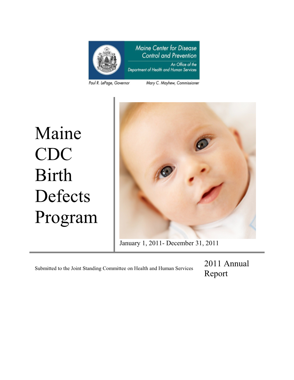 Maine Birth Defects Program