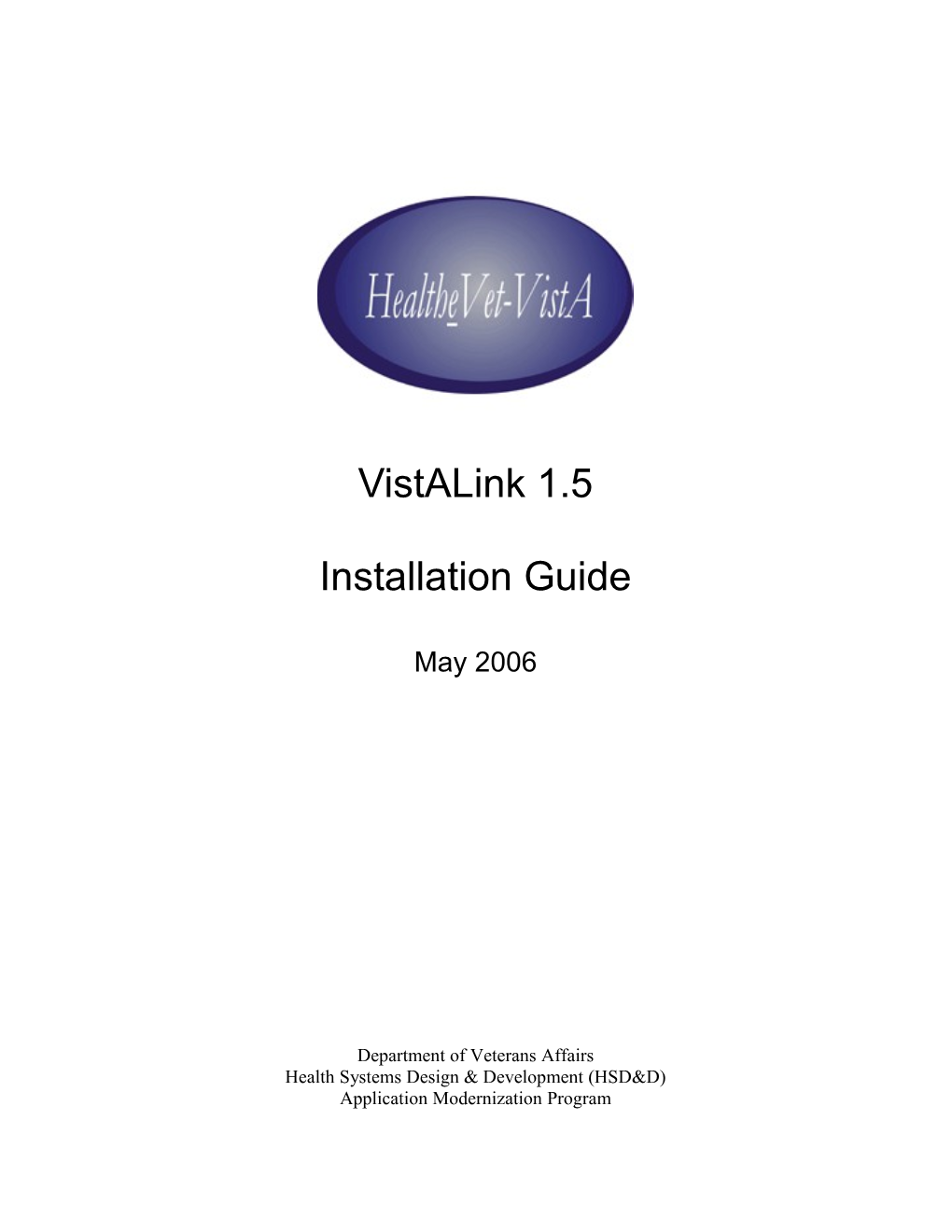 Vistalink 1.5 Install Guide