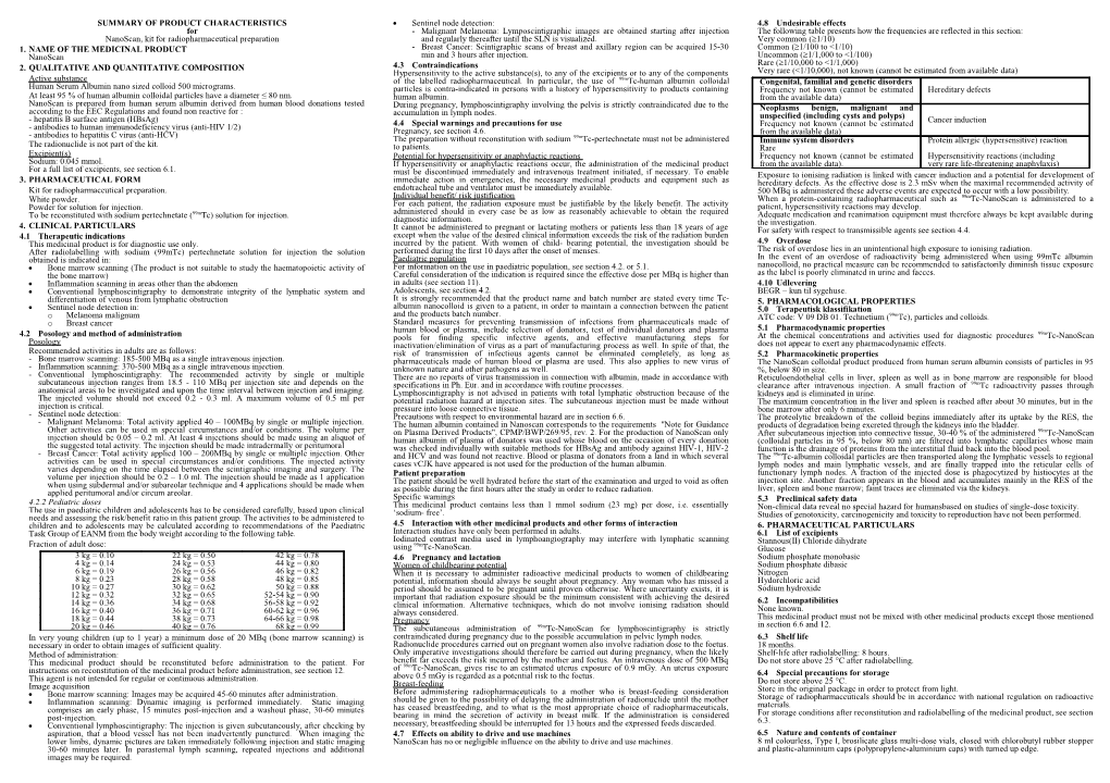 Summary of Product Characteristics s8