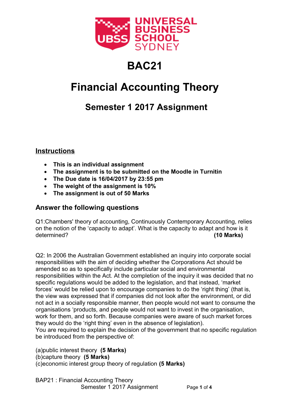 Financial Accounting Theory