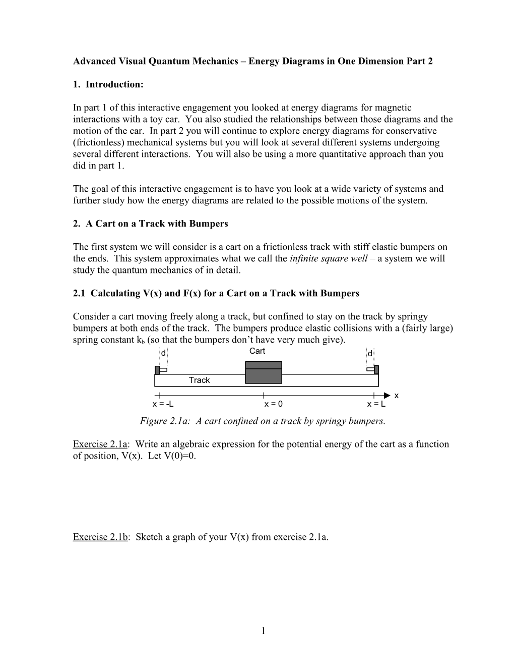 Advanced Visual Quantum Mechanics Energy Diagrams in One Dimension Part 2