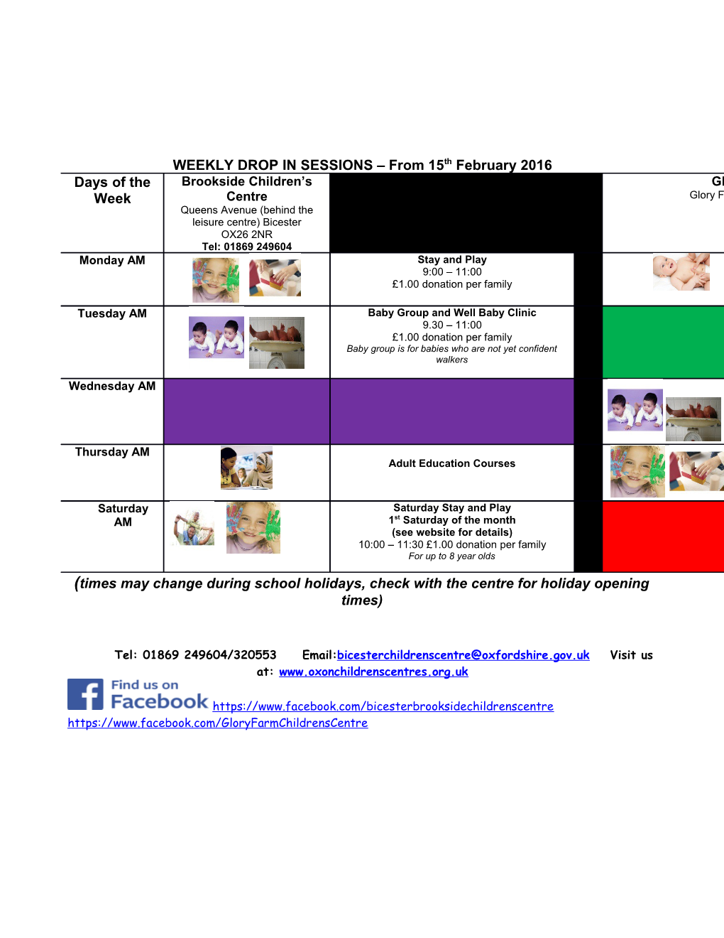 Bicester Children S Centres