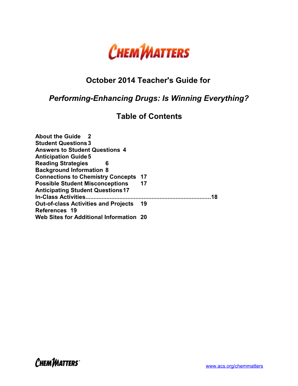 Performing-Enhancing Drugs: Is Winning Everything?