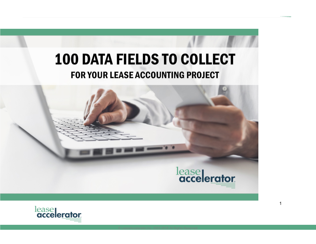 100Data Fields to Collect from Your Leases