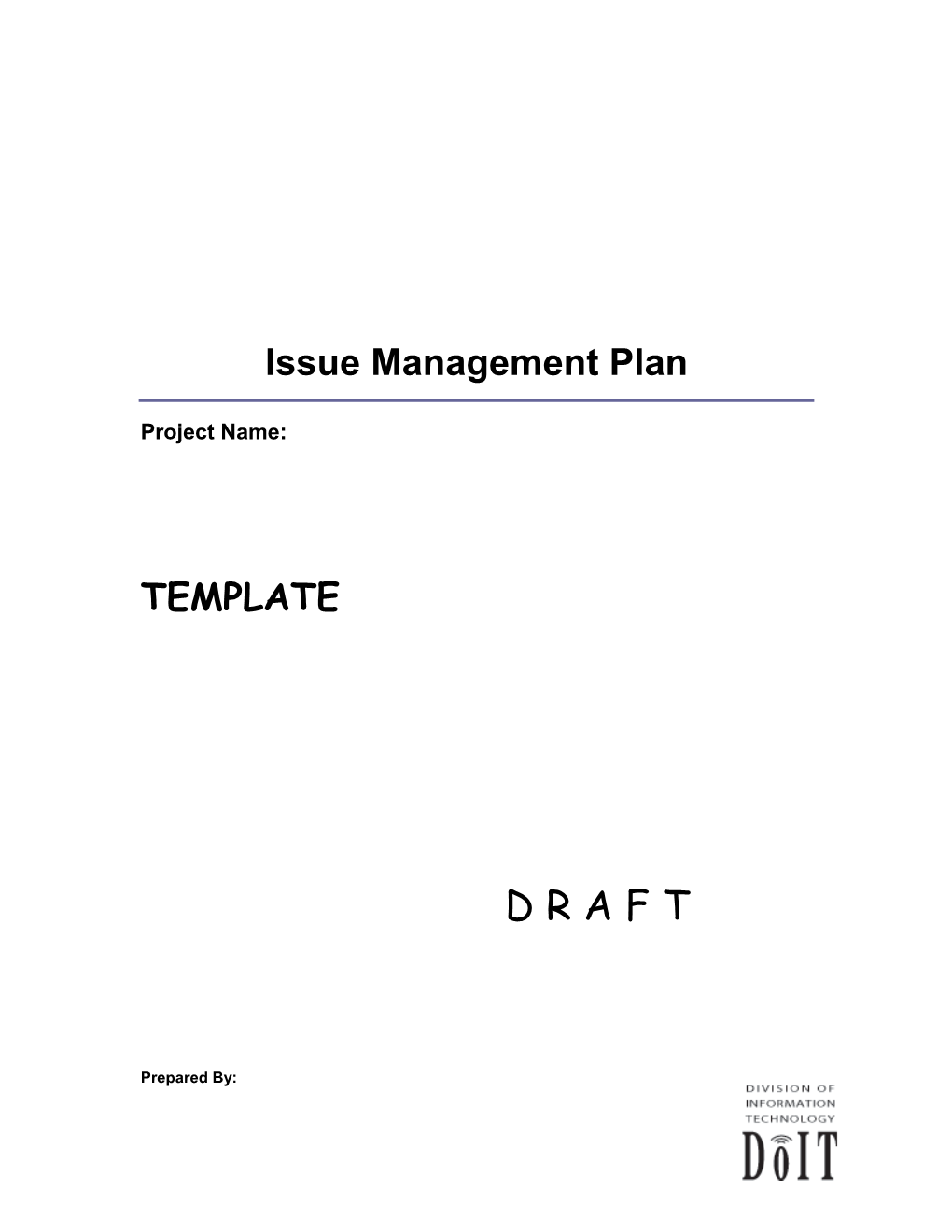 Change Management Plan