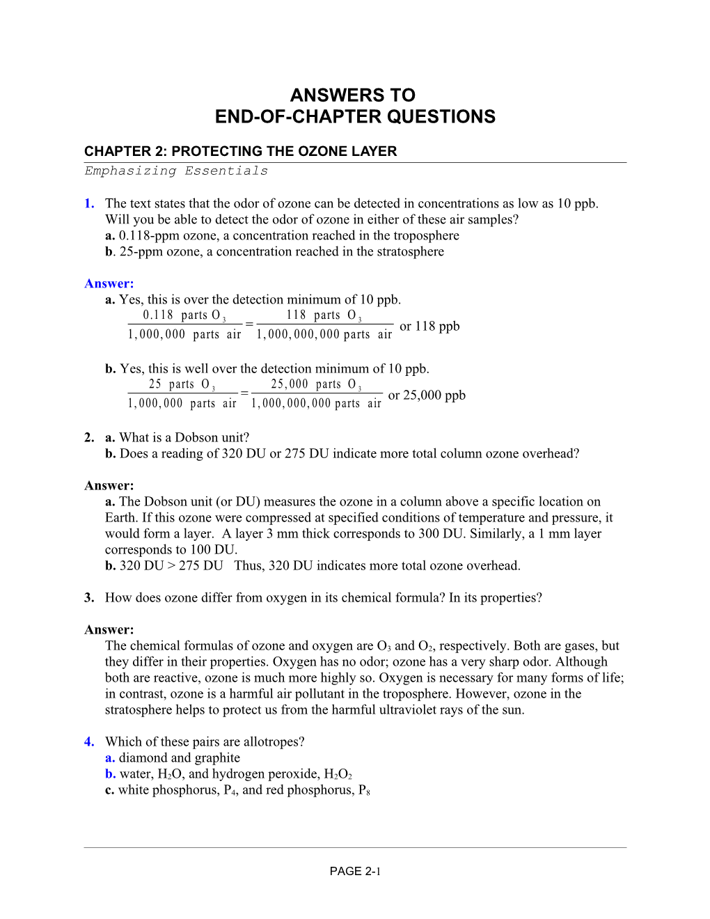 Answers to End of Chapter Questions s3