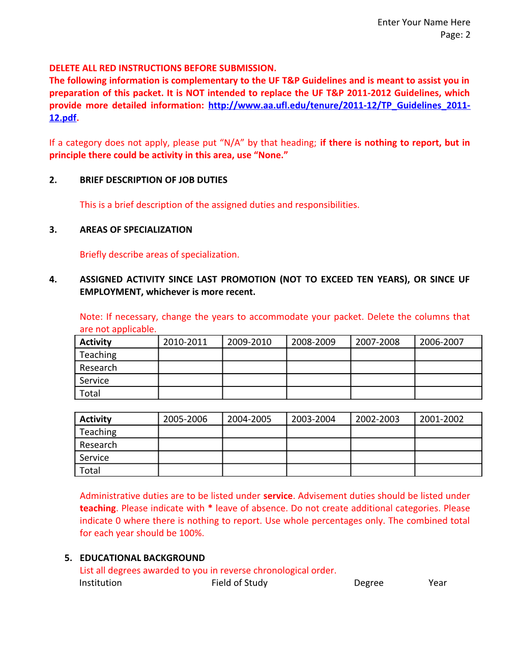 NOMINEE INFORMATION COVER SHEET (Please Print Or Type)