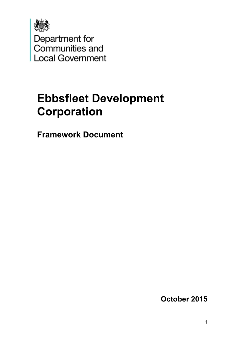 Ebbsfleet Development Corporation s1