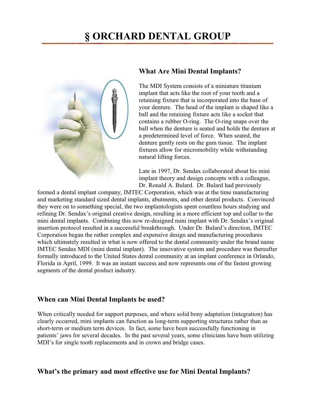 What Are Mini Dental Implants