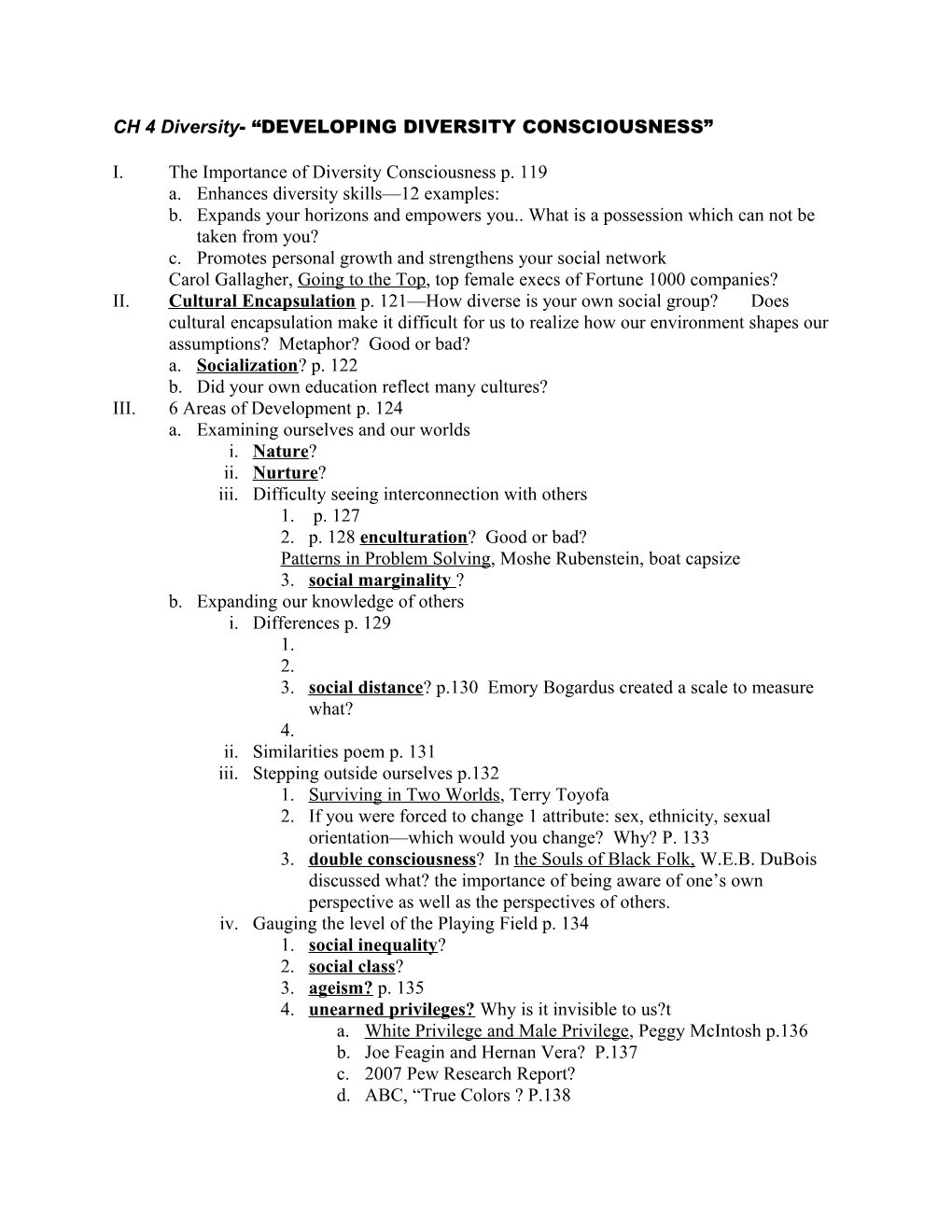 Chapter Four - Developing Diversity Consciousness s1