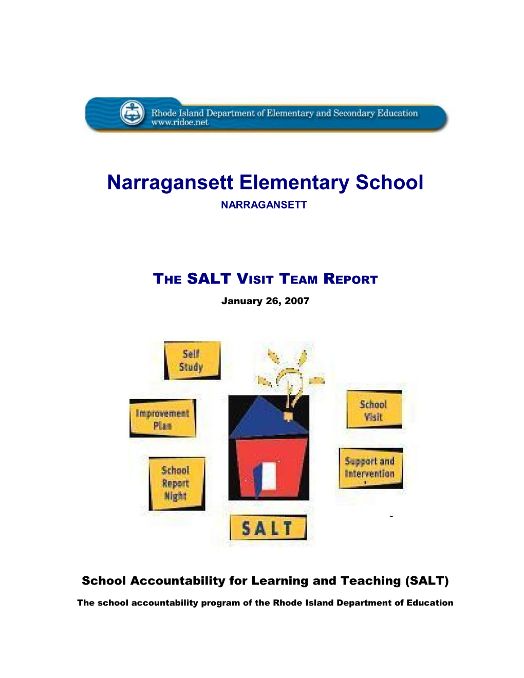 School Accountability for Learning and Teaching (SALT) s3