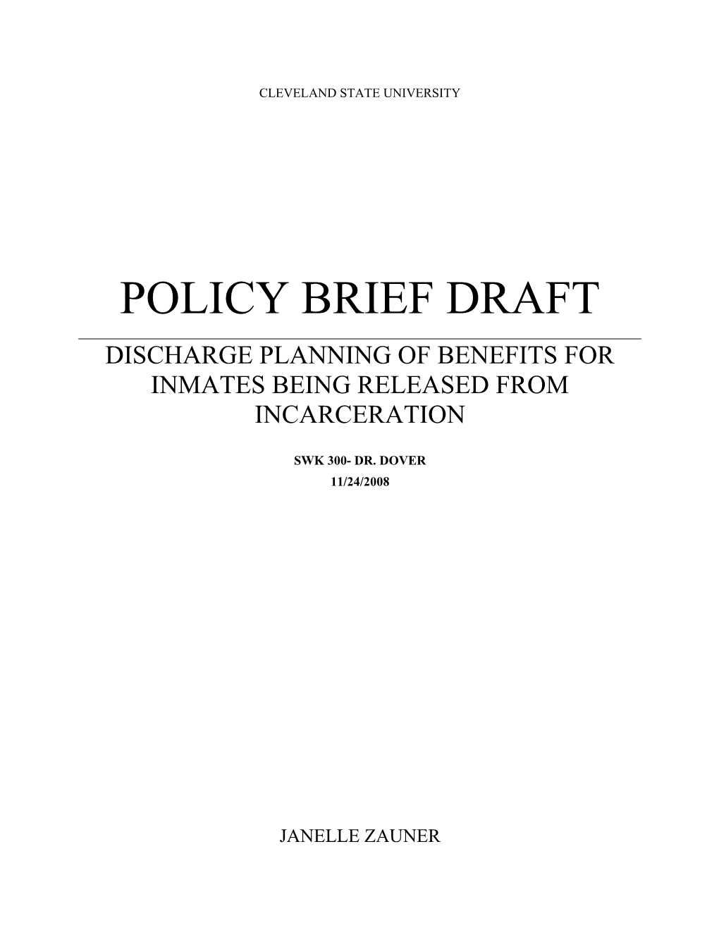 Policy Brief Draft