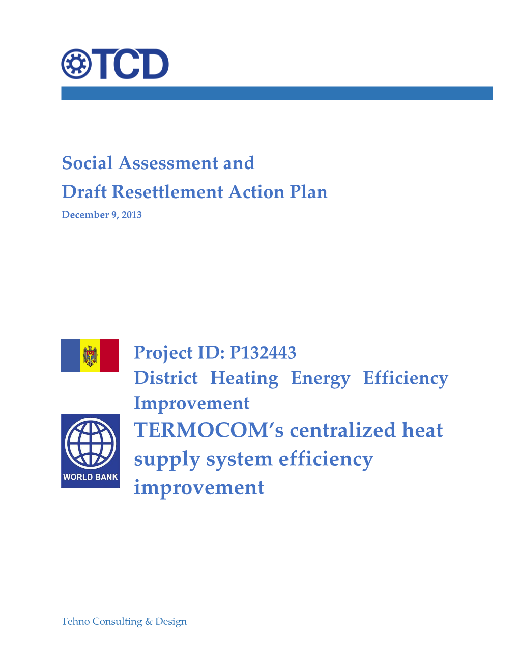 Social Assessment and Resettlement Action Plan