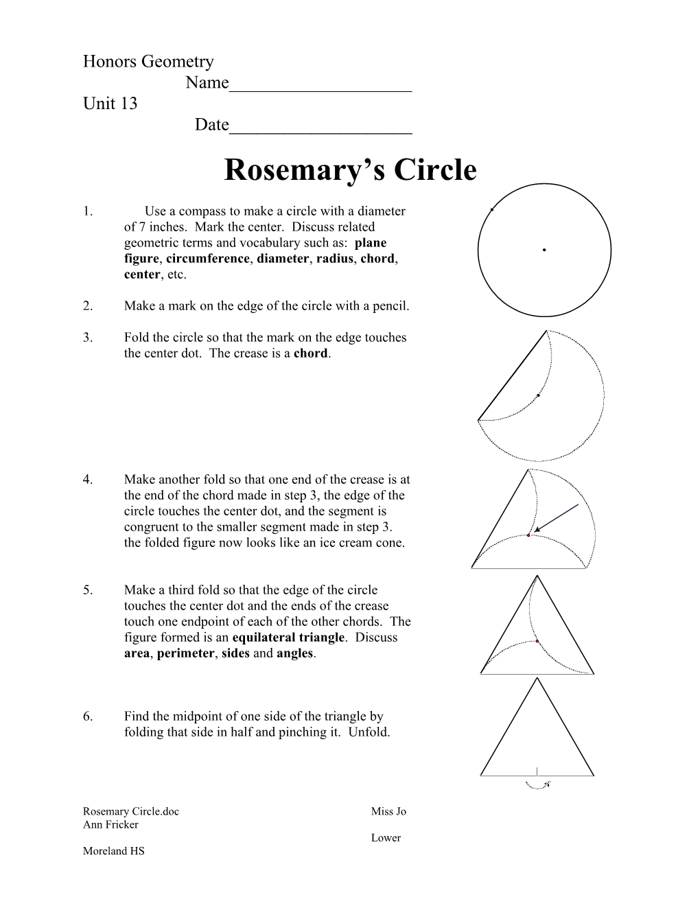 Honors Geometrypage 1