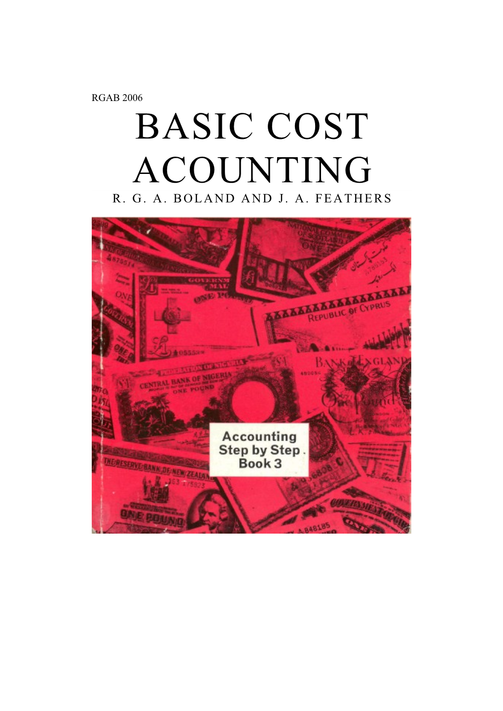 Basic Cost Acounting s1