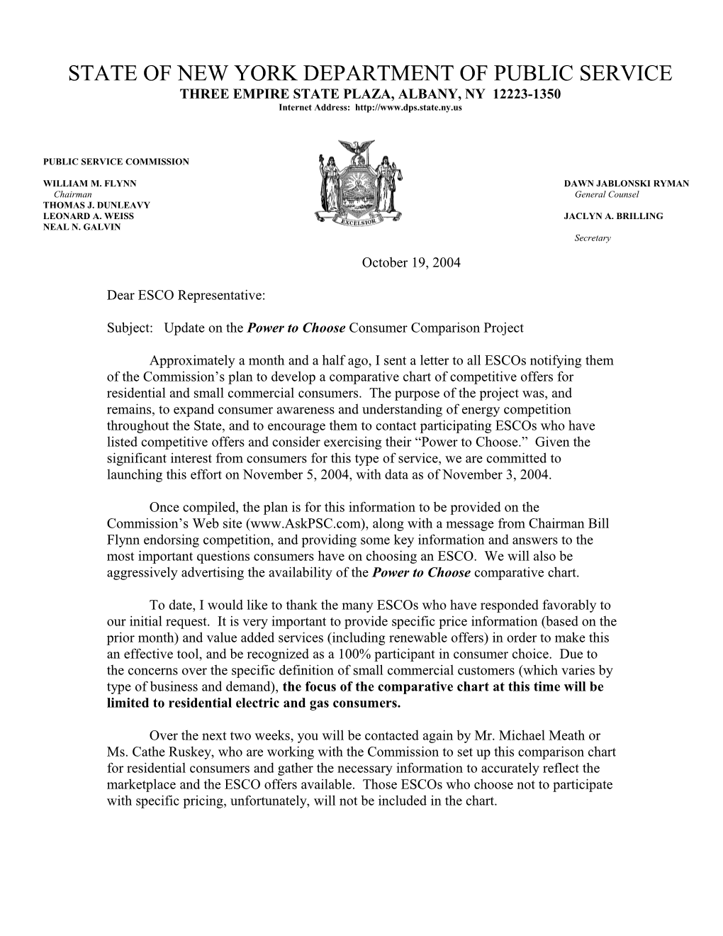 State of New York Department of Public Service s1