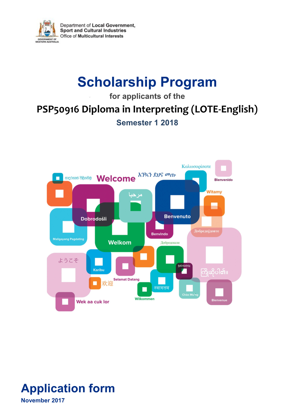 PSP50916 Diploma in Interpreting (LOTE-English)