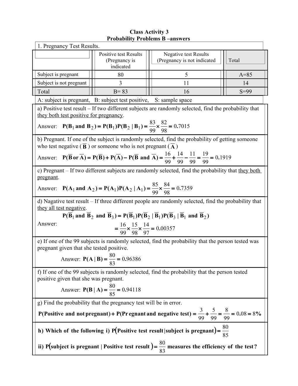 Class Activity 3