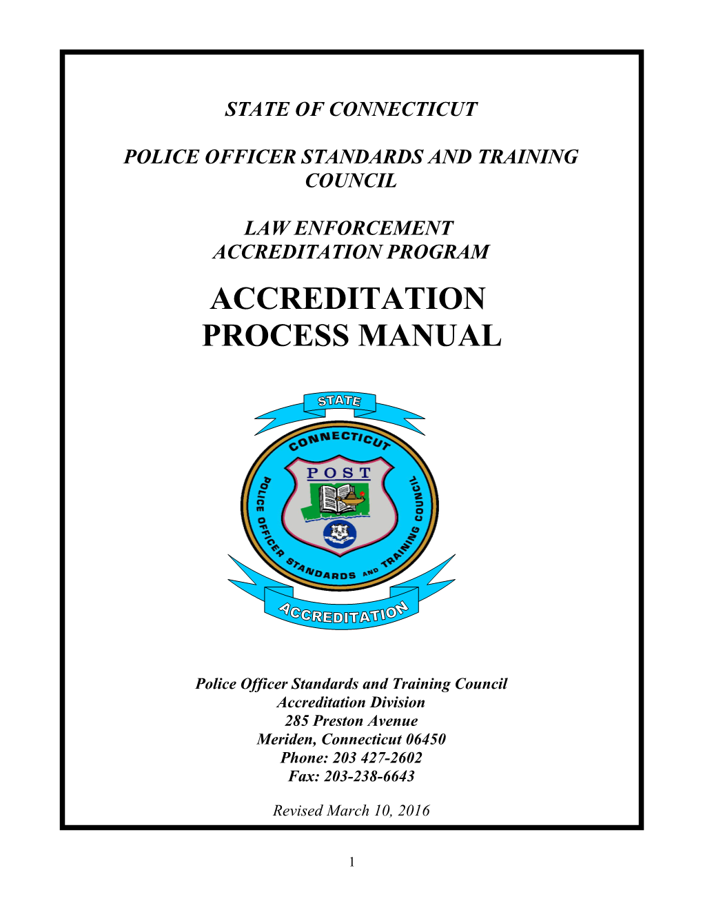 Accreditation Process Book