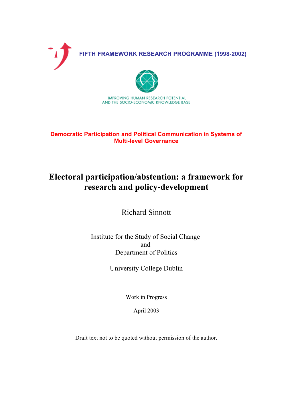 Figure 1, Theoretical Framework