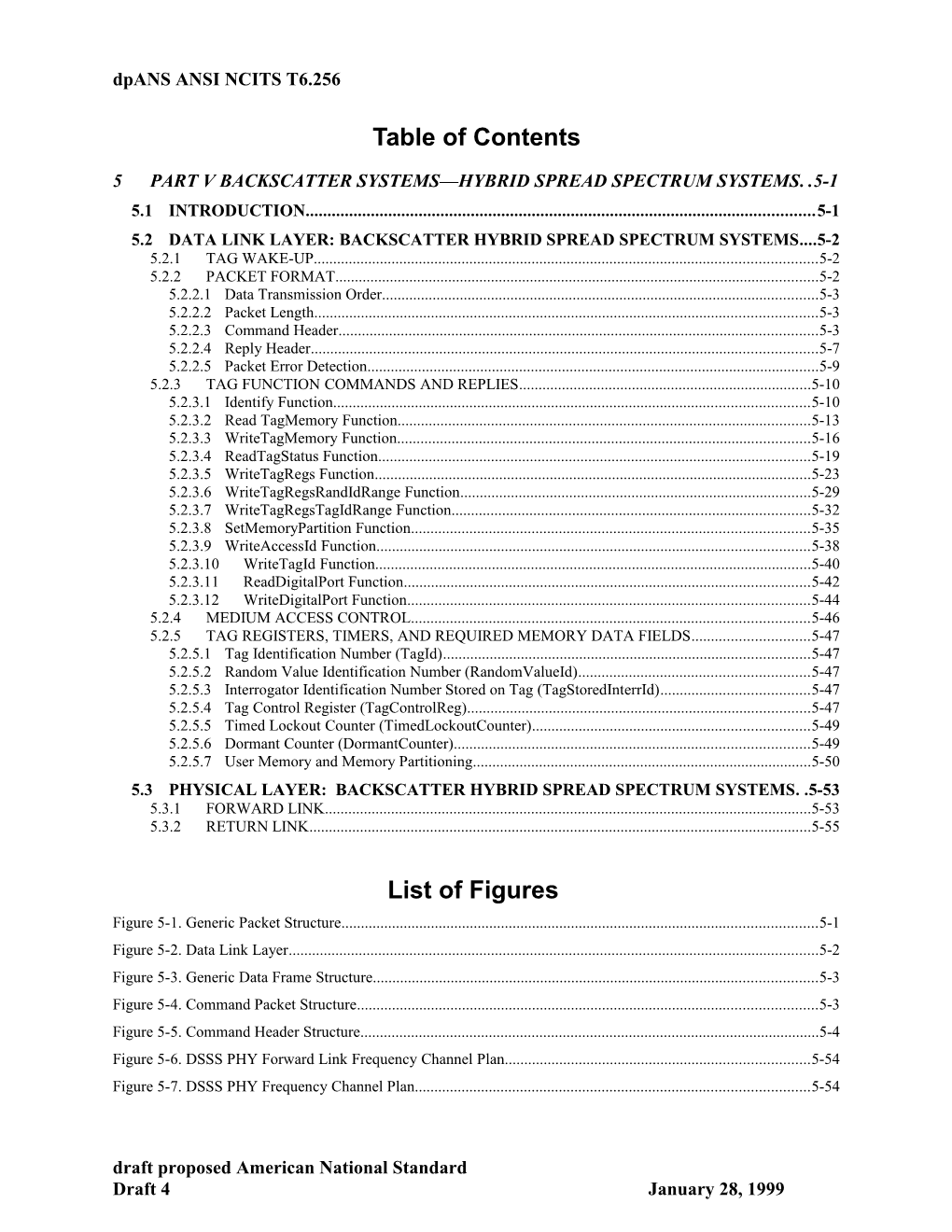 Dpans ANSI NCITS T6.256