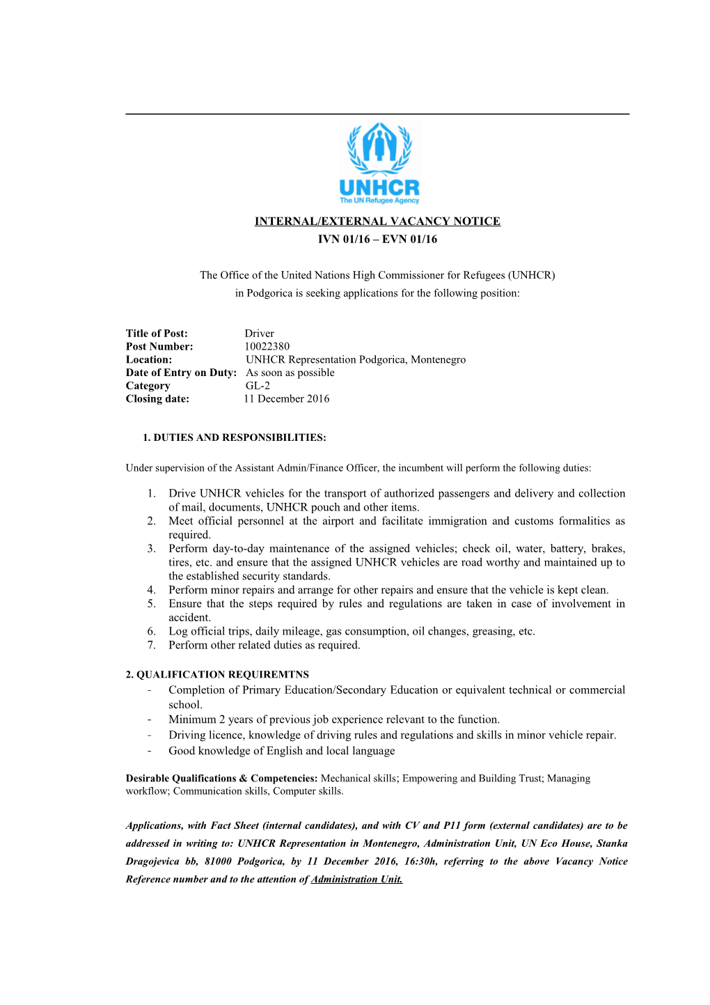 UNHCR Letter Template s1